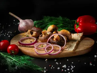 Гриби смажені на мангалі SHAMPURI undefined фото