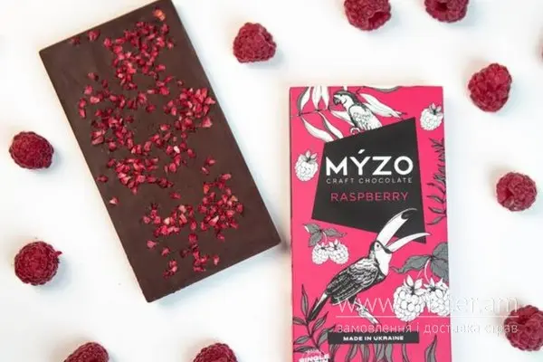 Шоколад Myzo Raspberry - "misto.cafe" в Луцьку фото