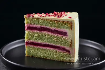 Бісквітне тістечко "Фісташка-малина" Bilcake undefined фото
