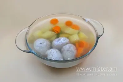 Суп з фрикадельками курячими  Gabar undefined фото