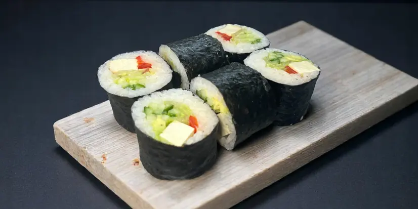 Рол овочевий з тофу - "Доставка піци і суші Дарницький район GoGoPizza & SUSHIGO!" в Києві фото 