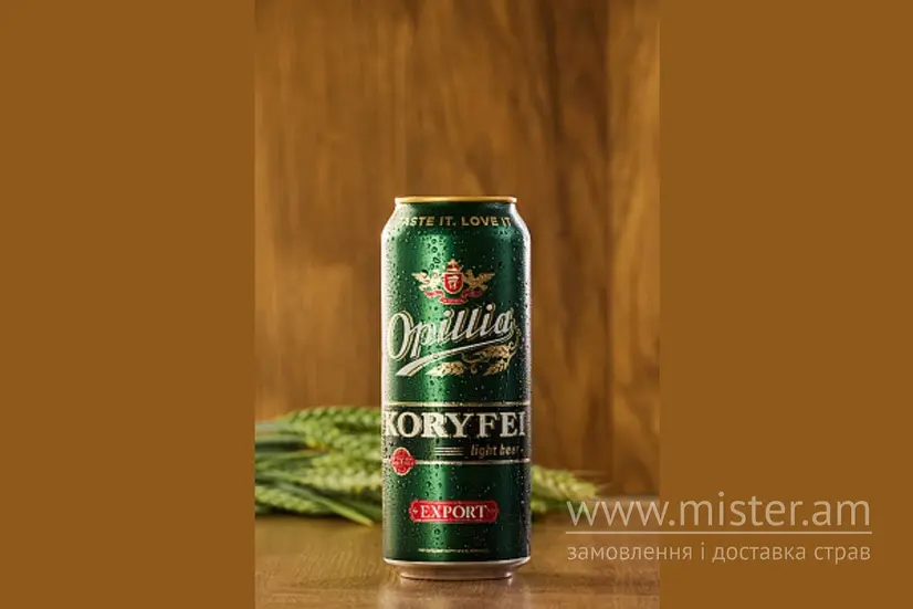  Опілля Koryfei Export 0,5л, з/б - "Пив Бочка" в Нікополю фото 