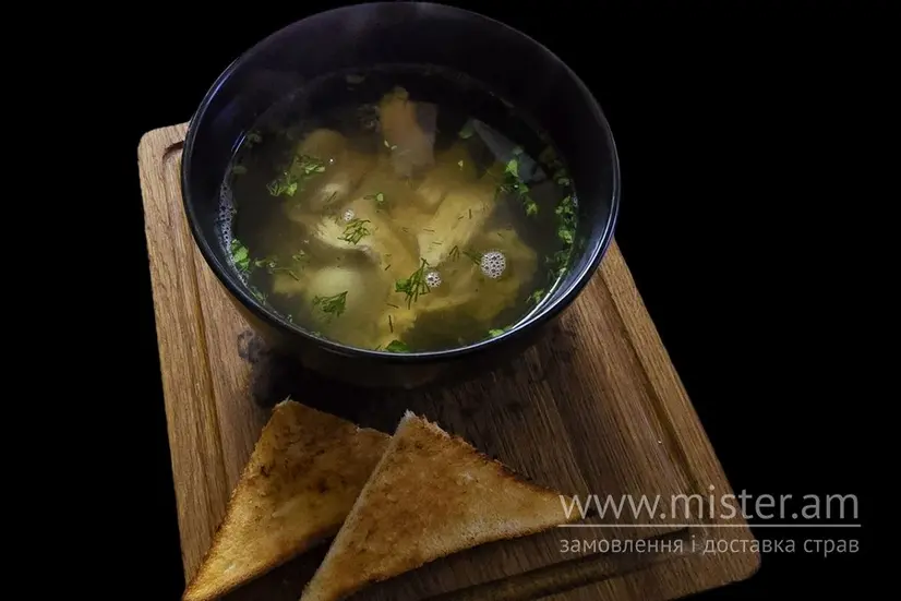 Курячий бульйон з локшиною та яйцем - "Soda" в Черкасах фото 
