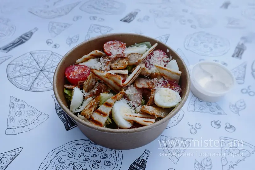 Салат "Цезар" з куркою - "Zaza Pizza (Сєдова)" в Черкасах фото 