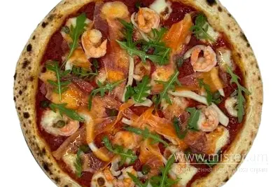 Піца фірмова "Амічі Фелічі" з морепродуктами Amici Felici undefined фото