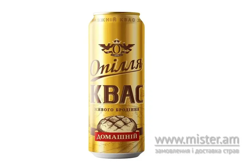 Квас "Опілля" темний,  0,5л з/б  - "Пив Бочка" в Нікополю фото 