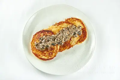 Деруни під грибним соусом Паштет на Тельнова undefined фото