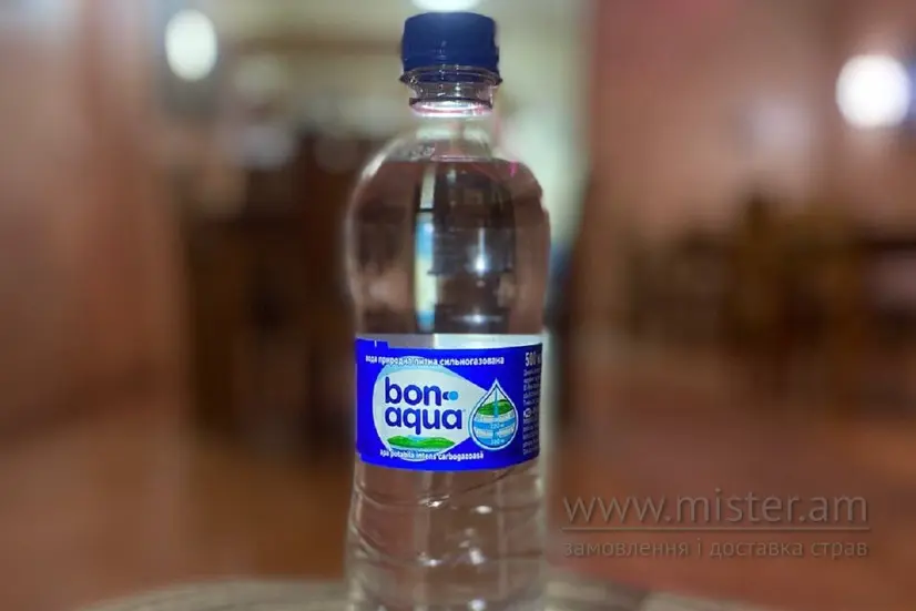 Вода Bonaqua, газована, 0,5л - "Мангал & Суші" в Нікополю фото 