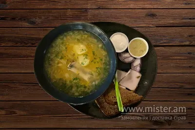 Капусняк з кус-кусом, грінками та домашнім салом Хата Багата undefined фото