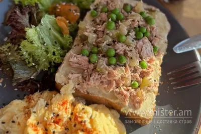 Туна на скибці гречаного, яйця на вибір Buffet undefined фото