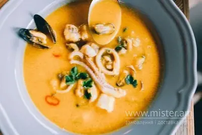 Гострий суп з морепродуктами Buffet undefined фото