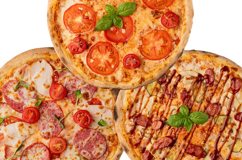 Супер м'ясо 30 см + Маргарита 30 см + Баварська 30 см - "Pizza 482" в Одесі фото 