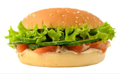 Бургер з лососем класичний BurgerBoom undefined фото