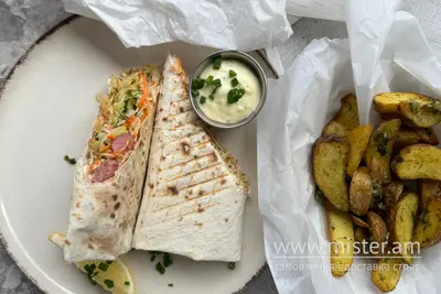 Хот-дог в лаваші з сосискою Grill House undefined фото