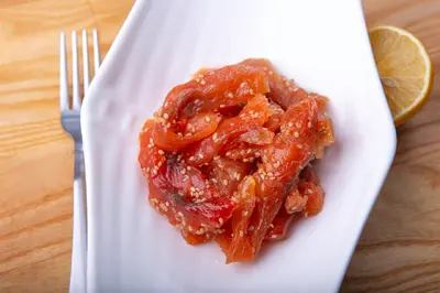 Форель в кунжуті, філе -шматочки в'ялені Veladis undefined фото