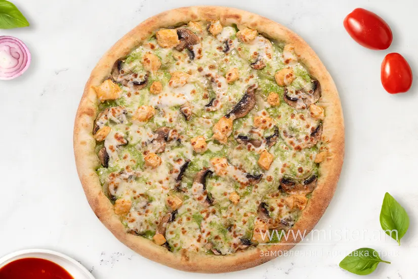 Піца Курка та гриби 30 см - "IQ Pizza" в Стрию фото