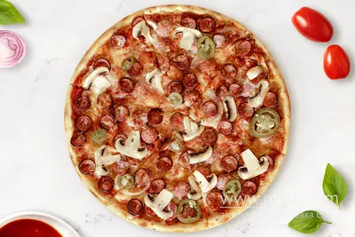 Піца Мисливська справжня 38 см IQ Pizza undefined фото