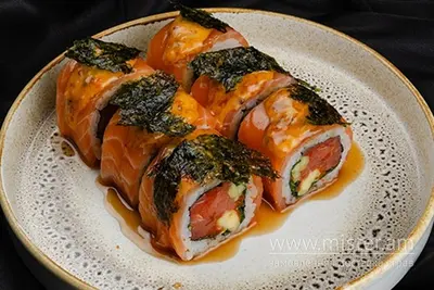 Каліфорнія дабл Salmon Yoki restaurant undefined фото