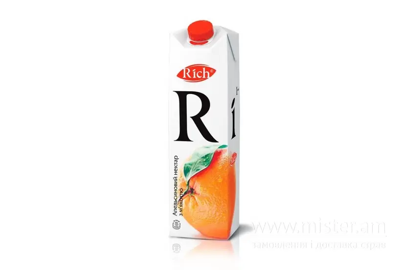 Сік апельсиновий Rich 1л - "KILOGRAM" в Чернігові фото 