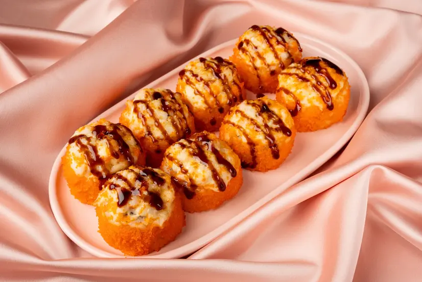 Запечений з лососем і креветкою - "Aura Sushi" в Києві фото 