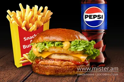 Бріош Чікен Бургер Меню SNACK & BURGERS undefined фото