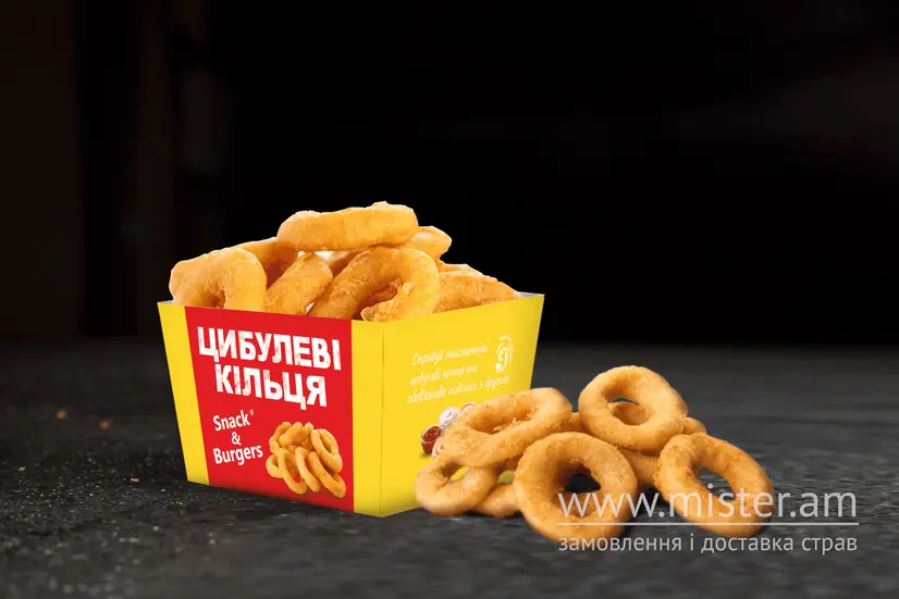 Цибулеві кільця вел. (12 шт.) - "SNACK & BURGERS" в Дрогобичі фото