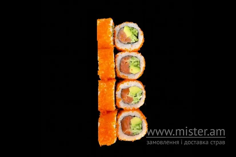Рол "Каліфорнія" в ікрі з лососем - "SushiMO" в Чернівцях фото 