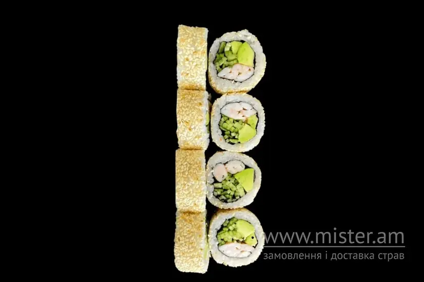 Рол "Каліфорнія" в кунжуті з креветкою - "SushiMO" в Чернівцях фото 