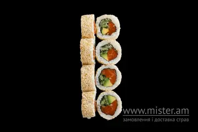 Рол "Каліфорнія" з лососем в кунжуті SushiMO undefined фото