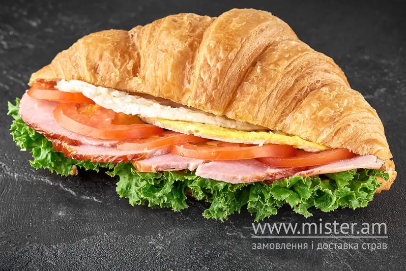 Круасан Філадельфія з шинкою - "Lviv croissant" в Шептицькому фото