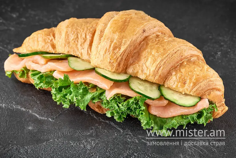 Круасан Філадельфія з лососем - "Lviv croissant" в Шептицькому фото