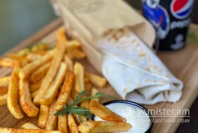 Комбо меню XL з м'ясом та соусом на вибір Kebab House undefined фото