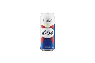Пиво Kronenbourg 1664 Blanc з/б 0,5л вул. Київська 166/6 undefined фото