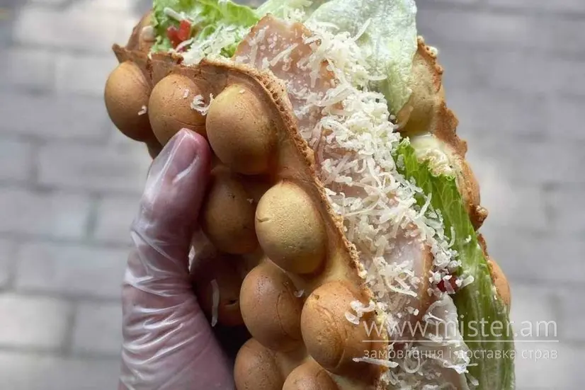 Egg Waffle "Цезар" - "Home Food & Baker`s Bliss" в Рівному фото 