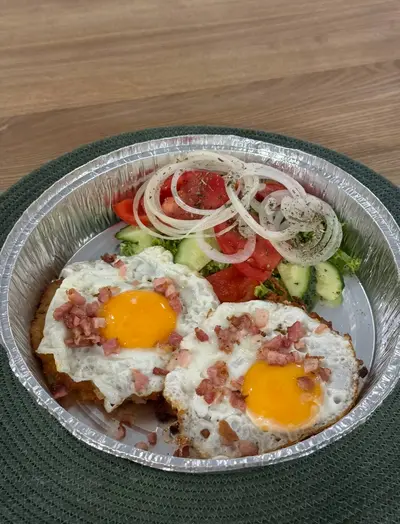Дерун з яйцем та беконом    GoodFood undefined фото