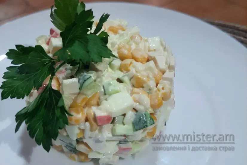 Салат Крабовий (класичний) - "Мангал & Суші" в Нікополю фото