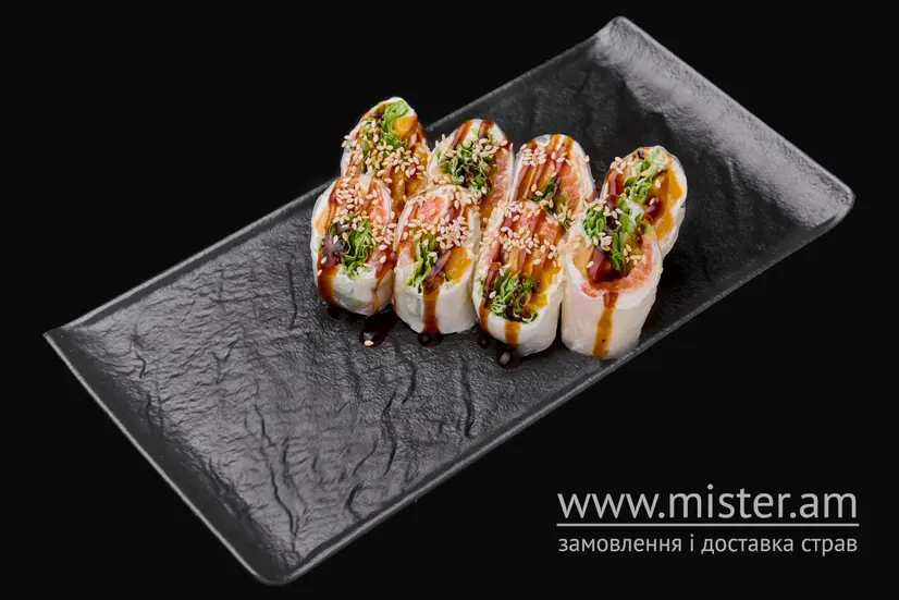 Спрінг Рол з Лососем та манго - "SUSHI ZOOM" в Шептицькому фото 