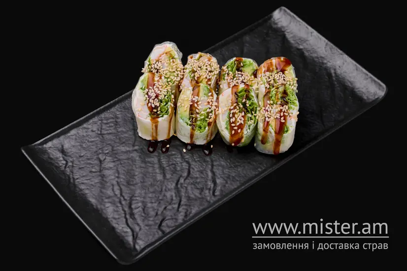 Спрінг Рол з Тигровою креветкою - "SUSHI ZOOM" в Шептицькому фото 