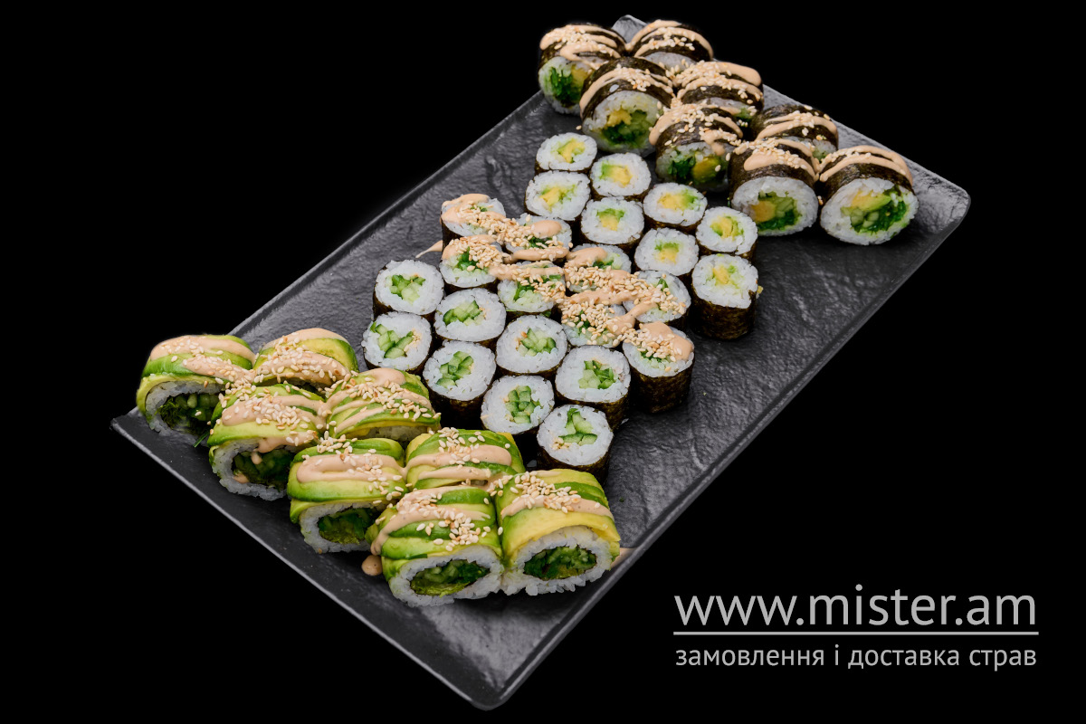 Сет Веган | SUSHI ZOOM Шептицький. Меню, замовлення і доставка