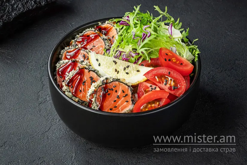 Боул з лососем XL - "Sushi Master" в Сумах фото