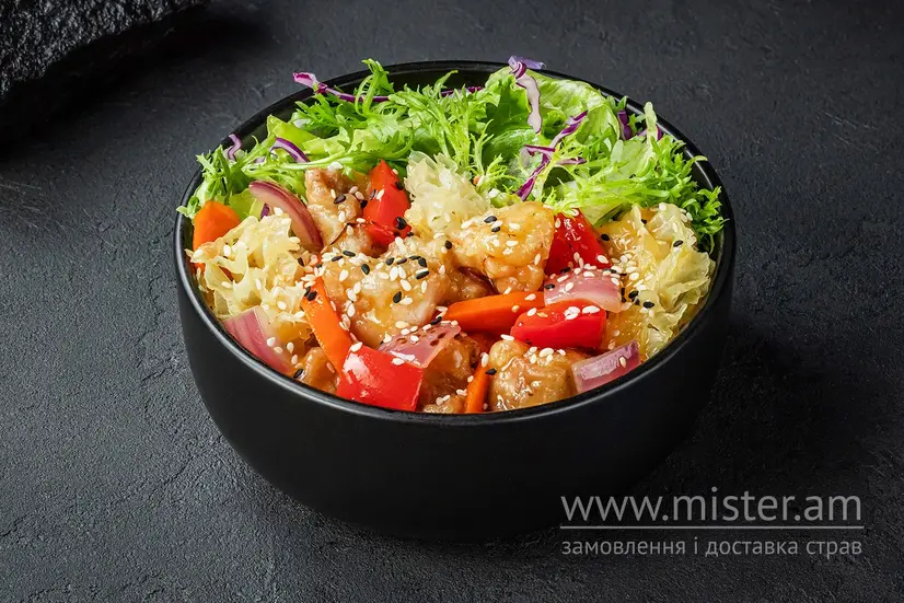 Боул з куркою в кисло-солодкому соусі XL - "Sushi Master" в Сумах фото