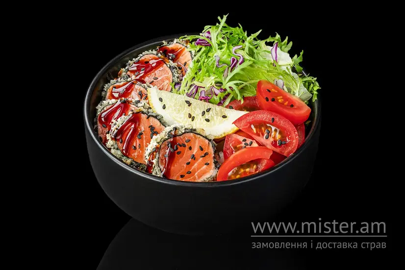 Боул з лососем XL - "EatSushi" в Кременчуці фото