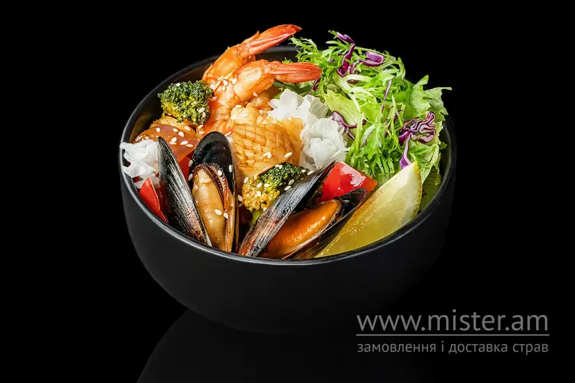 Боул з морепродуктами XL - "EatSushi" в Кременчуці фото