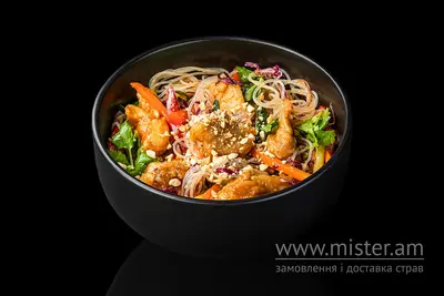 Салат з холодною рисовою локшиною та куркою EatSushi undefined фото