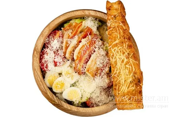 Салат "Цезар" з куркою та беконом - "1708 Pizza di Napoli" в Кропивницькому фото 