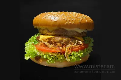 Дабл чізбургер зі свининою Grill Pub undefined фото