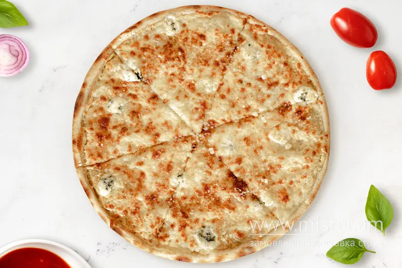 Піца 4 сири 38 см - "IQ PIZZA" в Шептицькому фото
