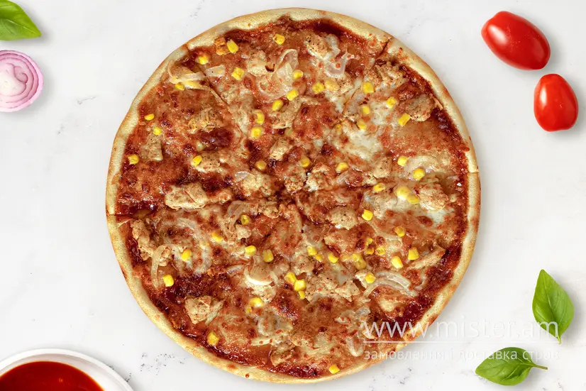 Піца Курка BBQ 38 см - "IQ PIZZA" в Шептицькому фото
