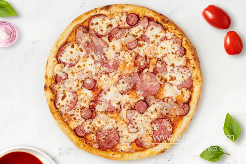 Піца 4 м'яса 30 см - "IQ PIZZA" в Шептицькому фото