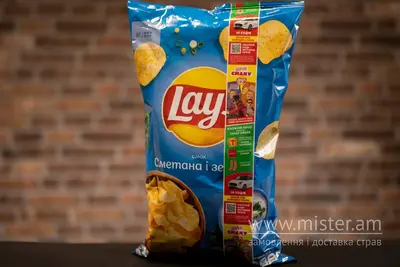 Чіпси Lays із смаком Сметана та зелень Solod undefined фото